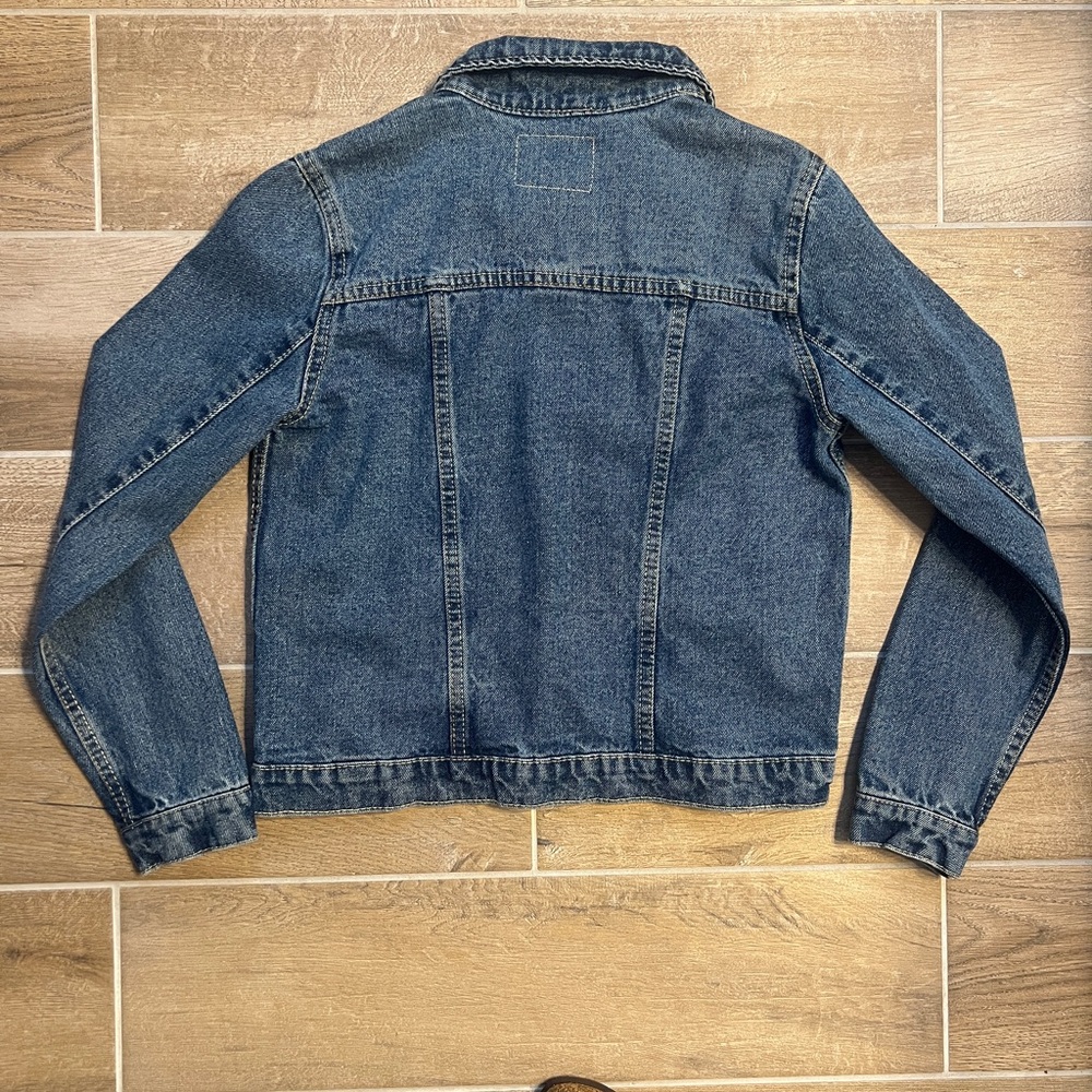 Levi's Blue Denim Jacket Kids Sz Large - Picture 2 of 5
